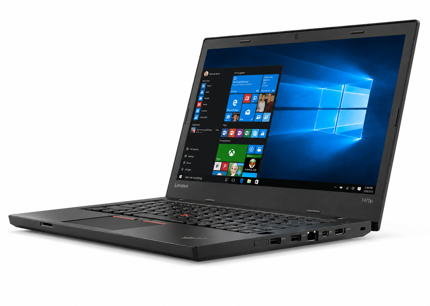 LENOVO THINKPAD T470P | INTEL CORE i5-7TH GEN | 8 GB RAM | 256 GB SSD | 14 INCH | PRE-OWNED LAPTOP